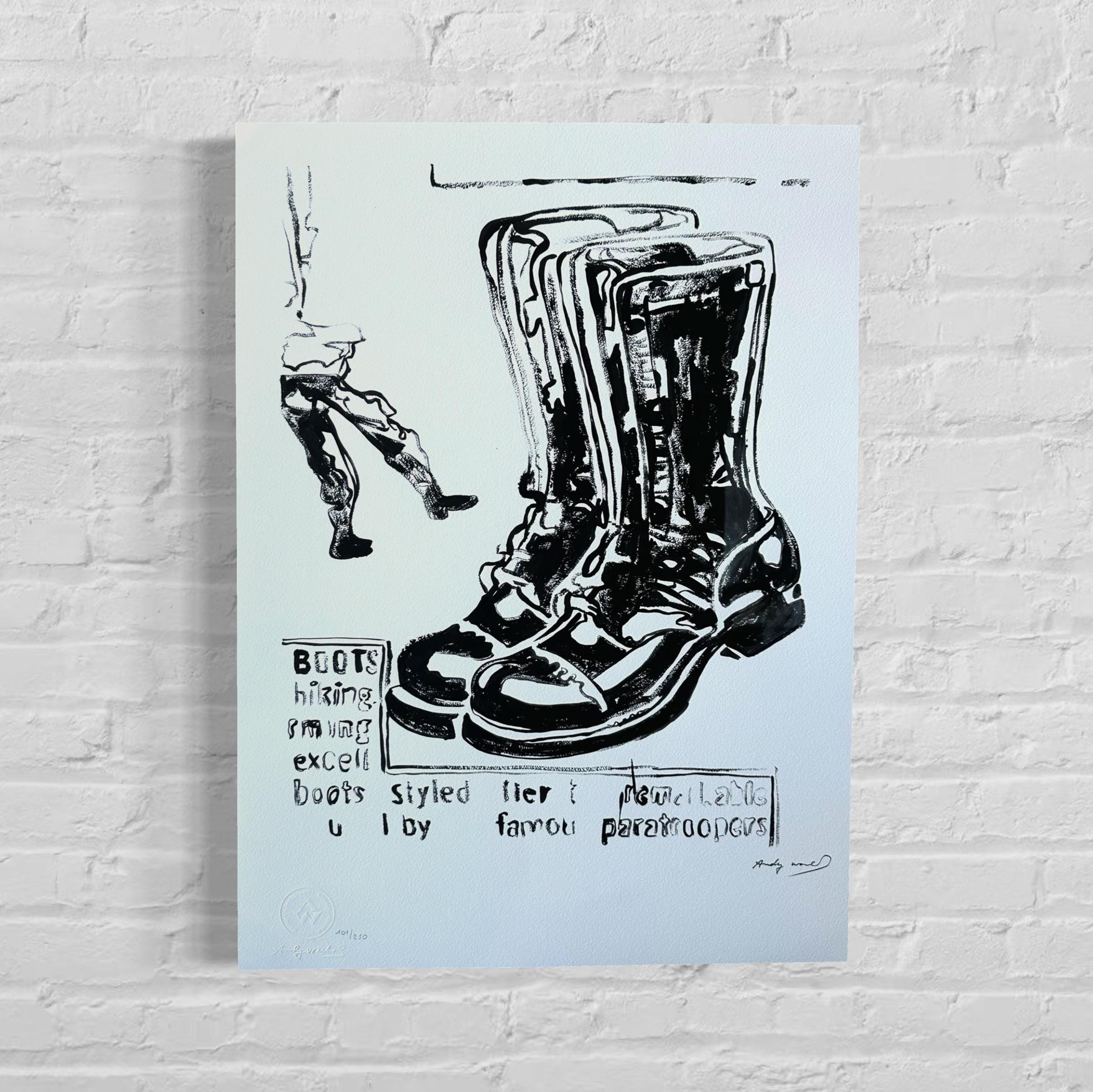 ANDY WARHOL Paratrooper boots